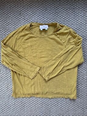 FOLK by hansel from basel Mustard Yellow top